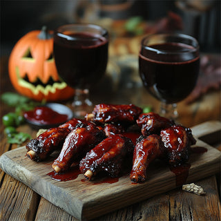 Bloody Good Wings With Avocado-Lime Dip