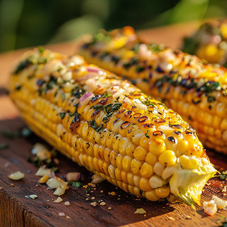 Garlic and Herb Grilled Corn on the Cob