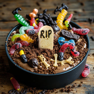Spiced Graveyard Dirt Pudding Cups
