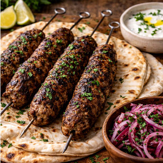 Seekh-Style Beef and Lamb Kebabs