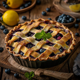 Zesty Lemon Blueberry Pie