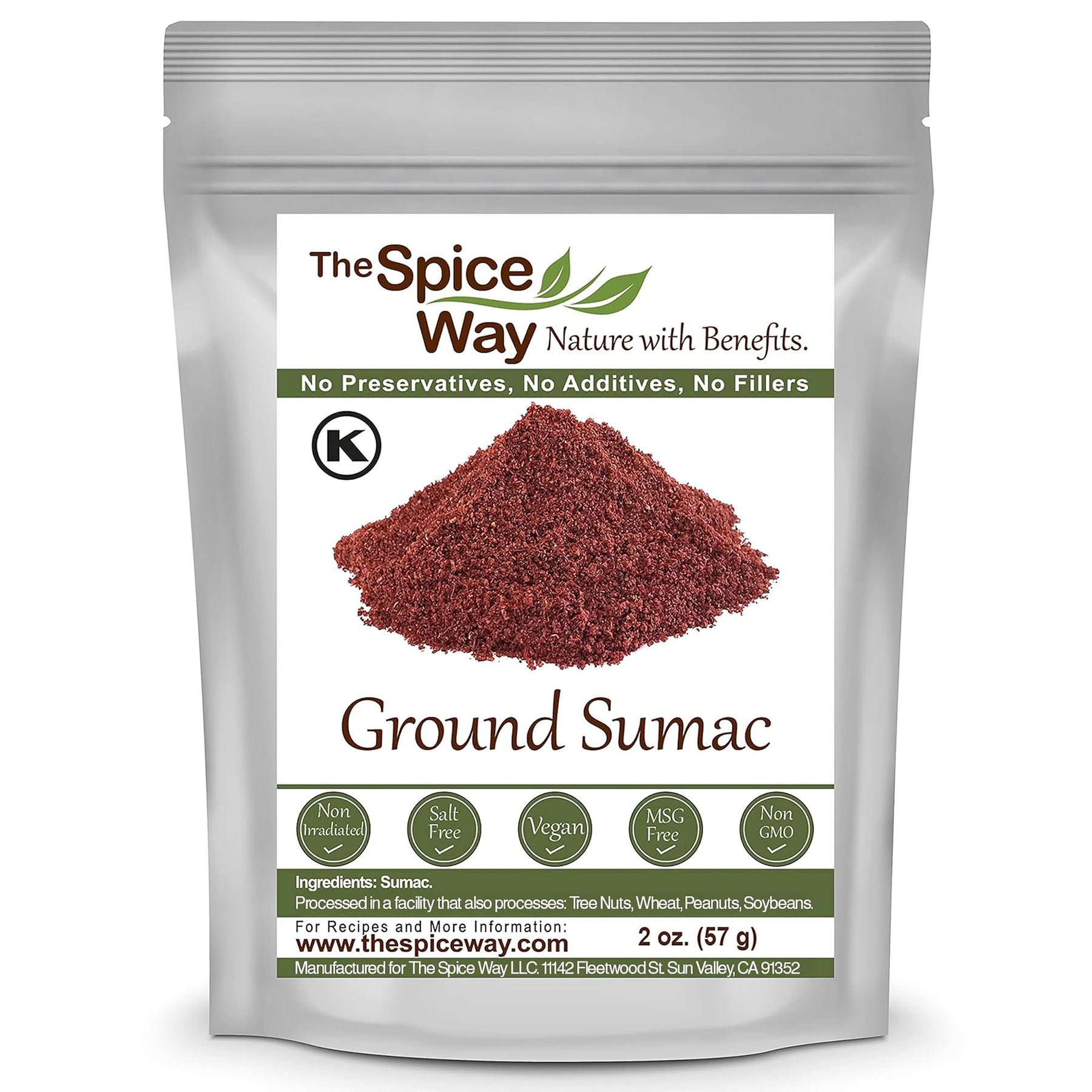 The Spice Way Ground Sumac Powder 2oz bag
