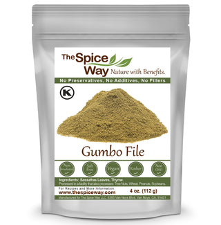 Gumbo File - Made with premium ground Sassafras tree leaves